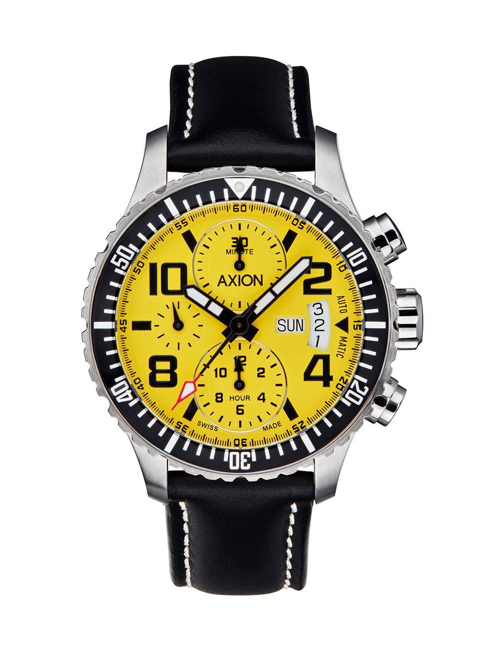 CHRONO COMMANDER YELLOW CHRONOGRAPH - Axion Watch